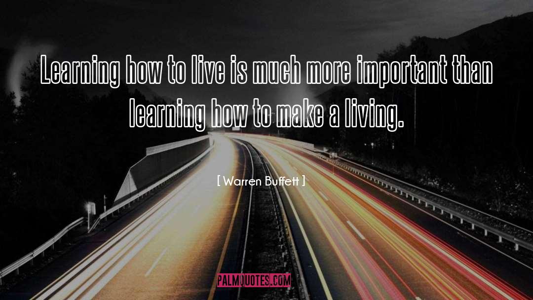 Continuous Learning quotes by Warren Buffett