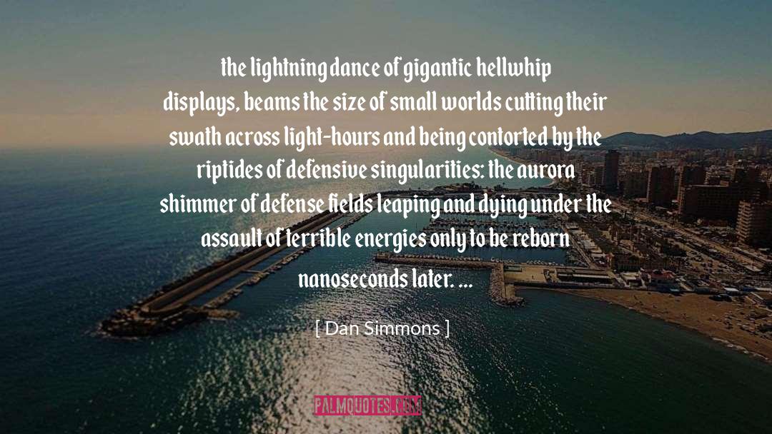 Contorted quotes by Dan Simmons