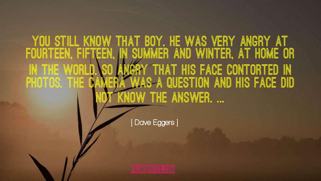 Contorted quotes by Dave Eggers