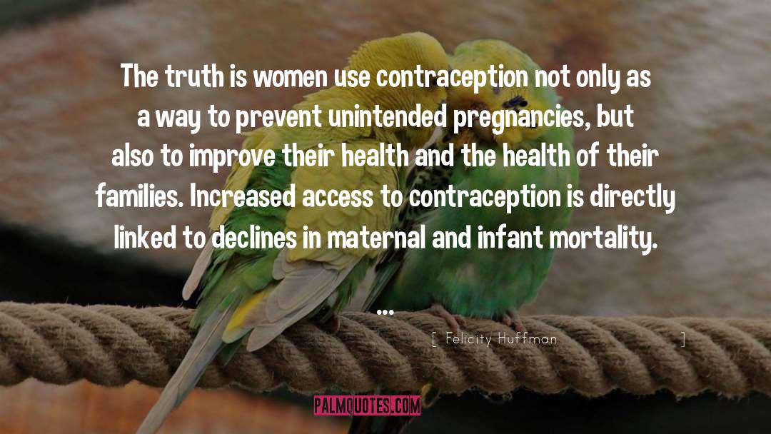 Contraception quotes by Felicity Huffman