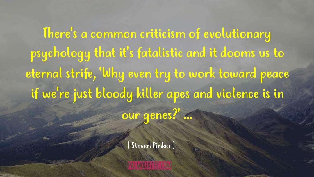 Contract Killer quotes by Steven Pinker