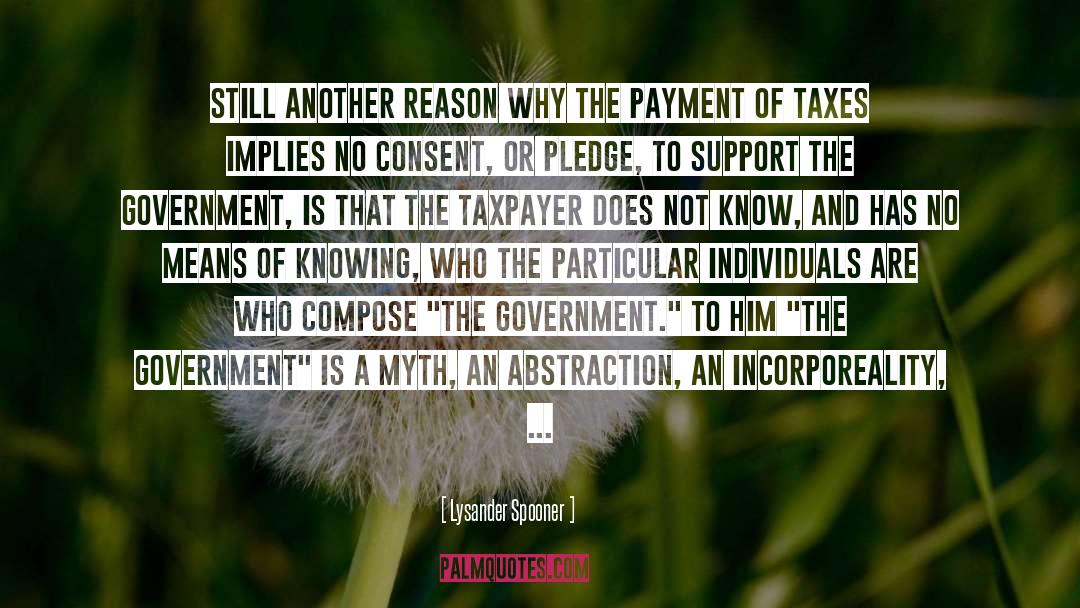 Contract quotes by Lysander Spooner