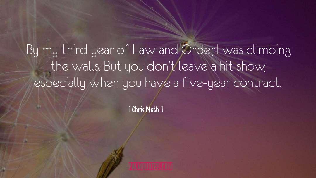 Contract quotes by Chris Noth