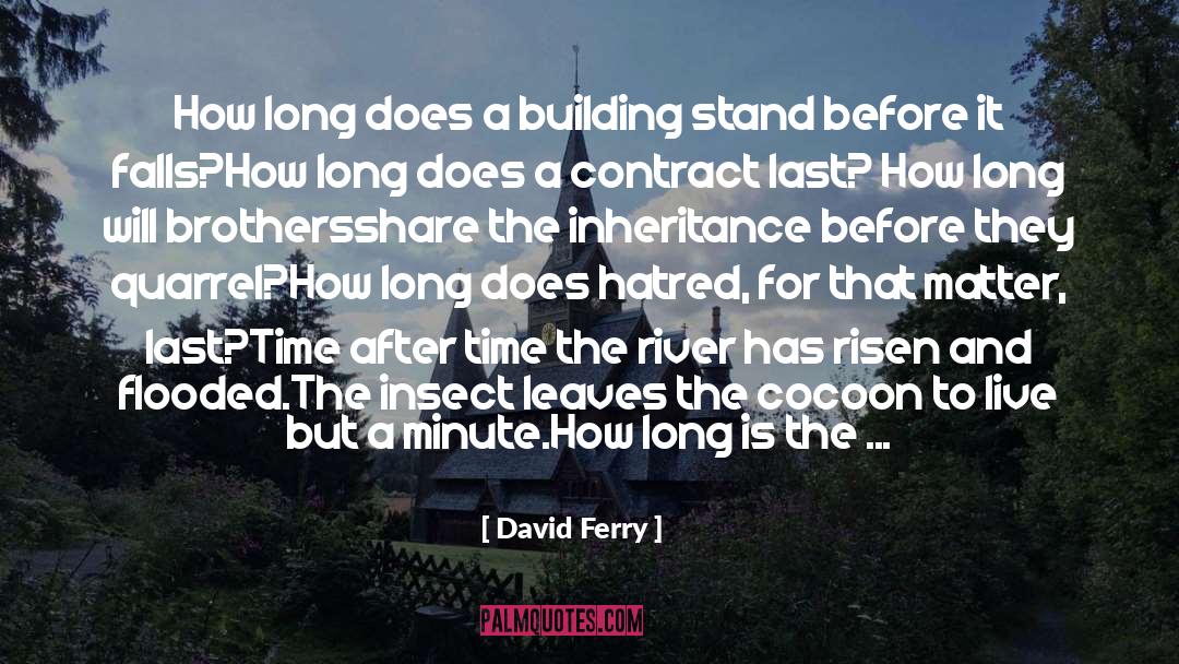 Contract Therapist quotes by David Ferry