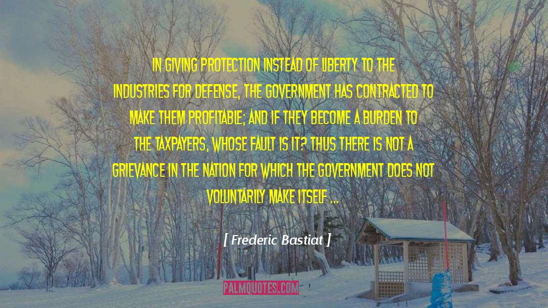 Contracted quotes by Frederic Bastiat