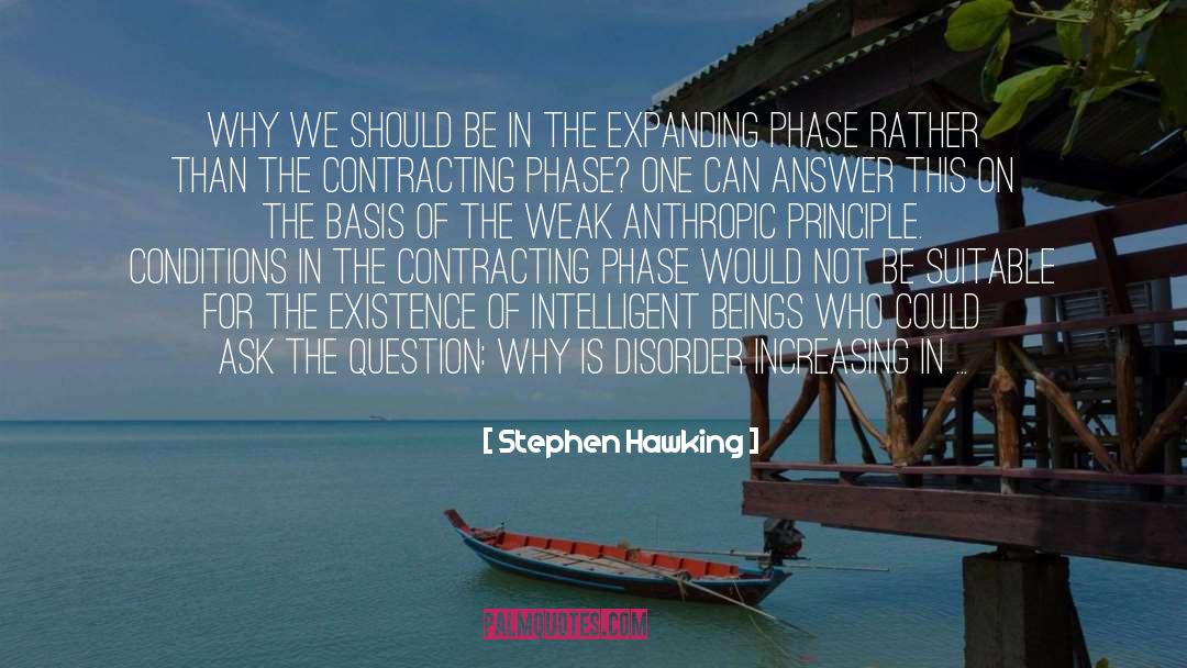 Contracting quotes by Stephen Hawking