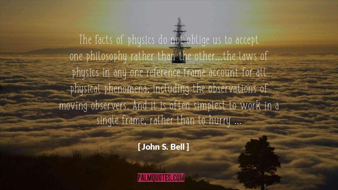 Contraction quotes by John S. Bell