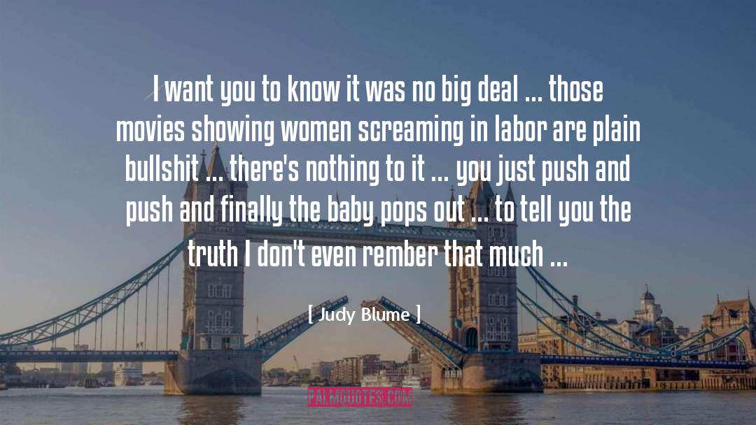 Contraction quotes by Judy Blume