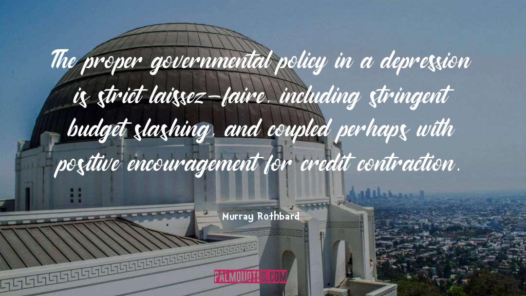 Contraction quotes by Murray Rothbard