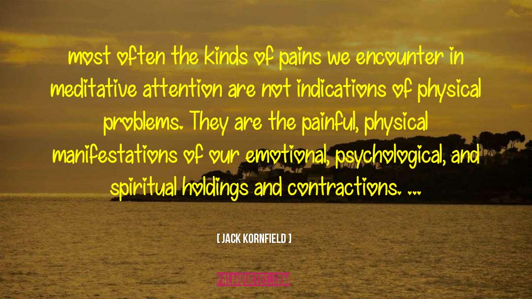 Contractions quotes by Jack Kornfield