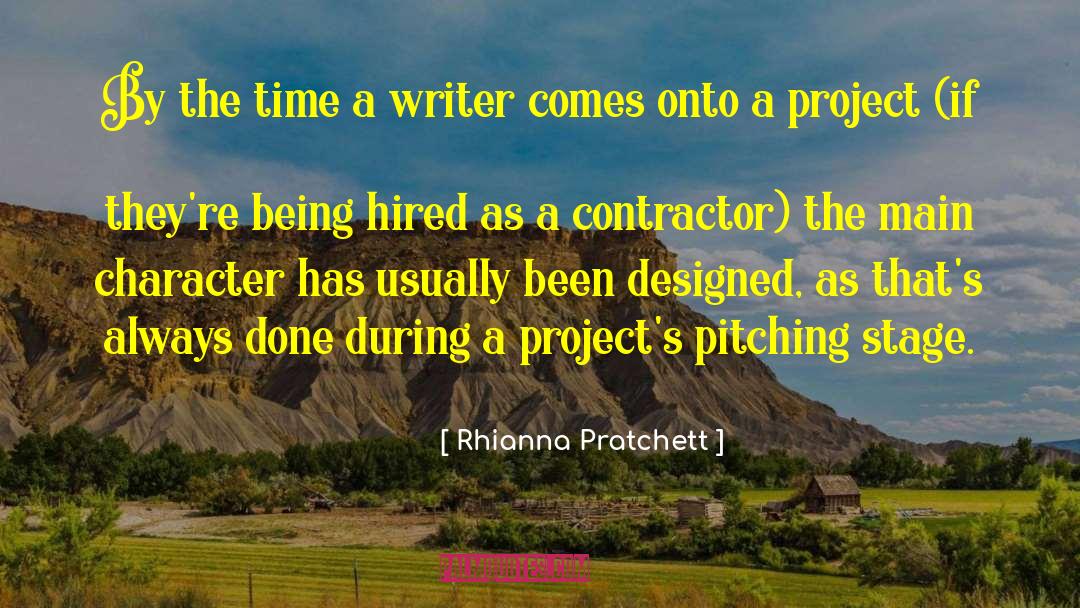 Contractor quotes by Rhianna Pratchett