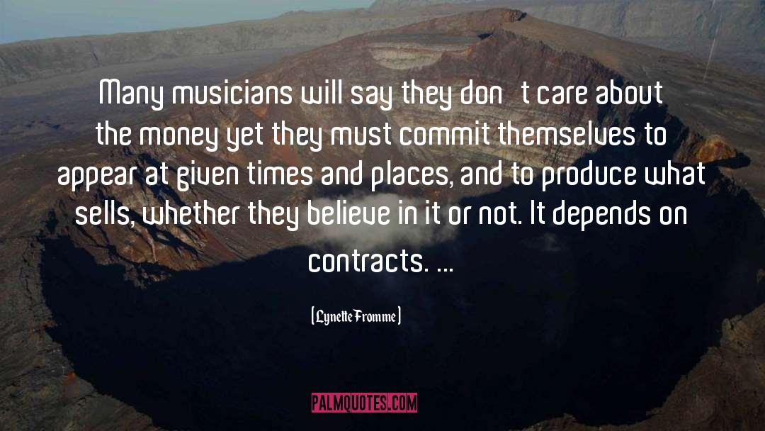 Contracts quotes by Lynette Fromme
