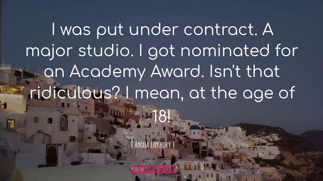 Contracts quotes by Angela Lansbury