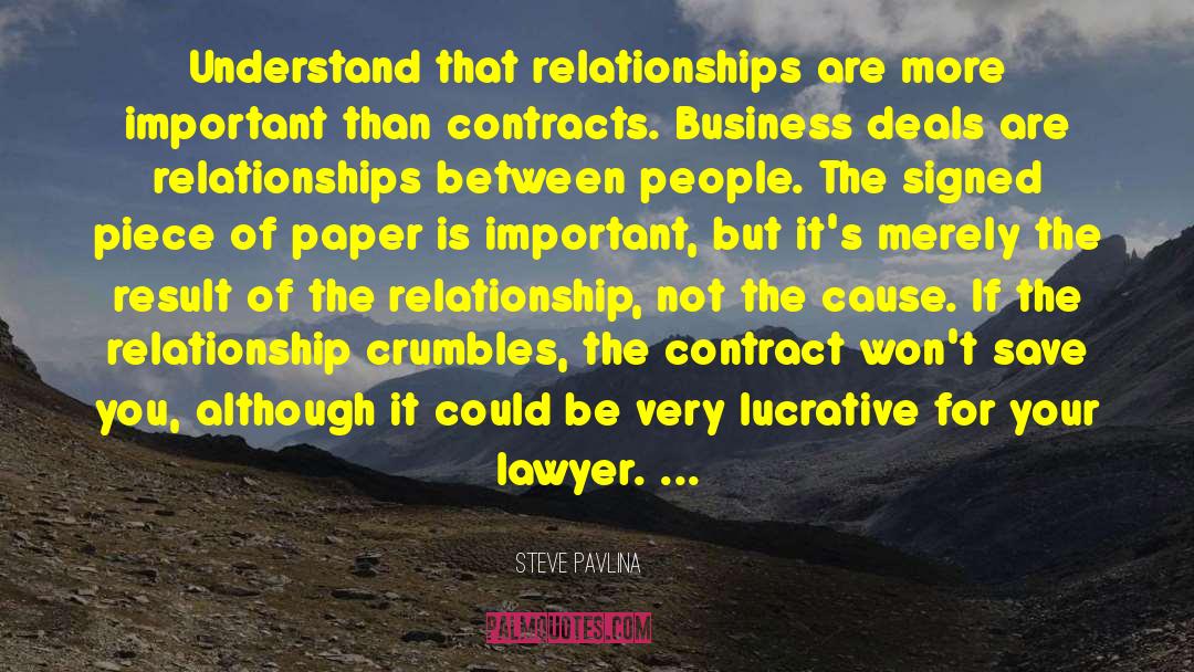 Contracts quotes by Steve Pavlina