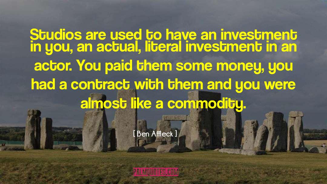 Contracts quotes by Ben Affleck