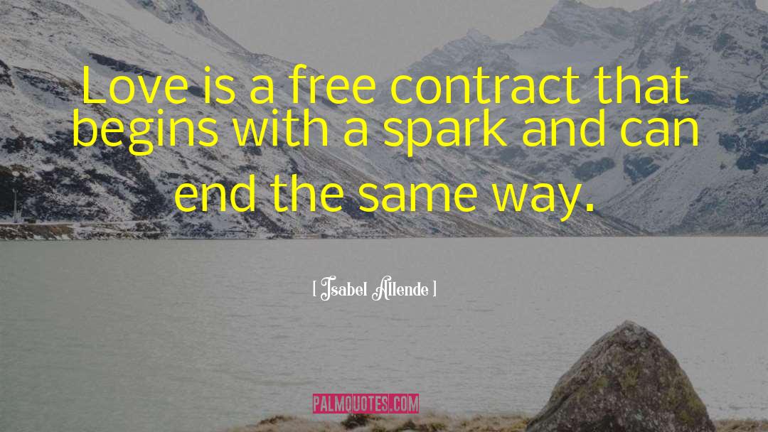 Contracts quotes by Isabel Allende