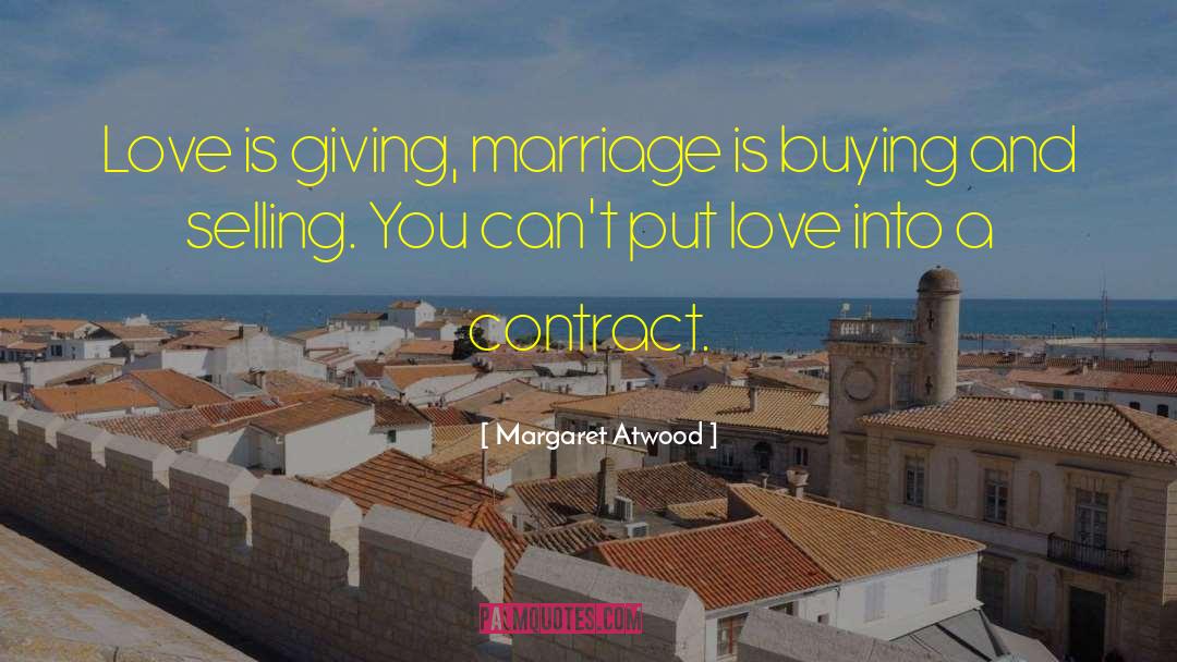 Contracts quotes by Margaret Atwood
