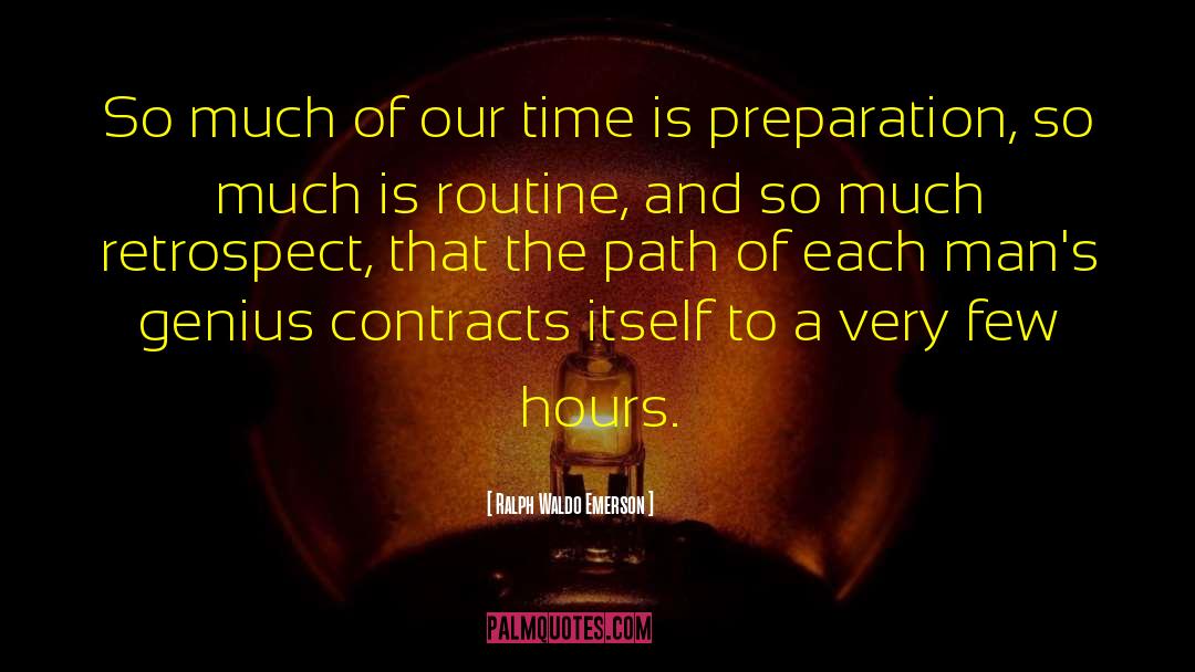 Contracts quotes by Ralph Waldo Emerson