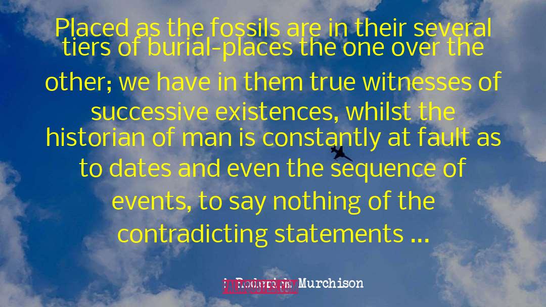 Contradicting quotes by Roderick Murchison