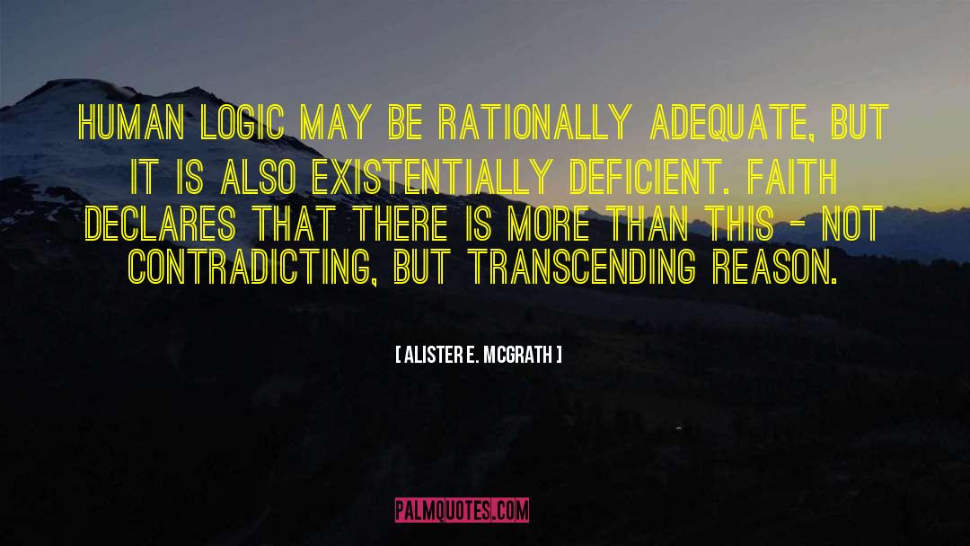 Contradicting quotes by Alister E. McGrath