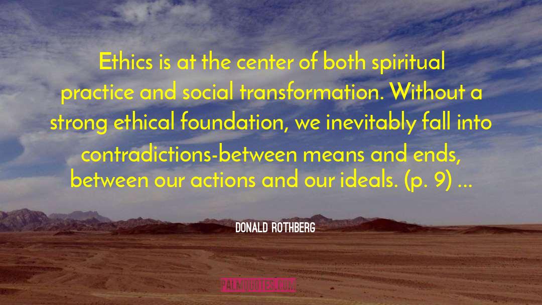 Contradictions quotes by Donald Rothberg