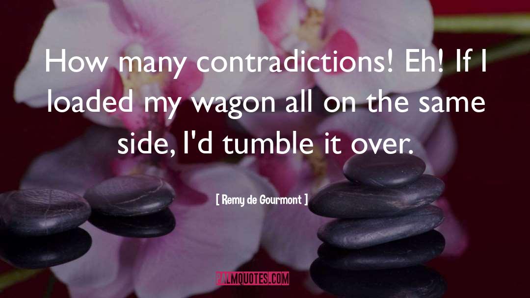 Contradictions quotes by Remy De Gourmont