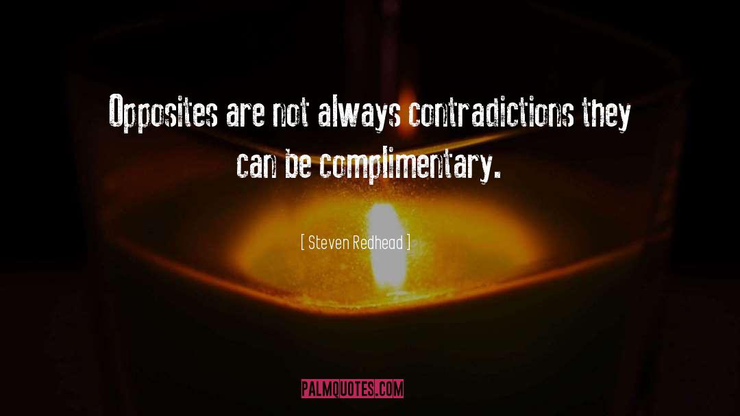 Contradictions quotes by Steven Redhead