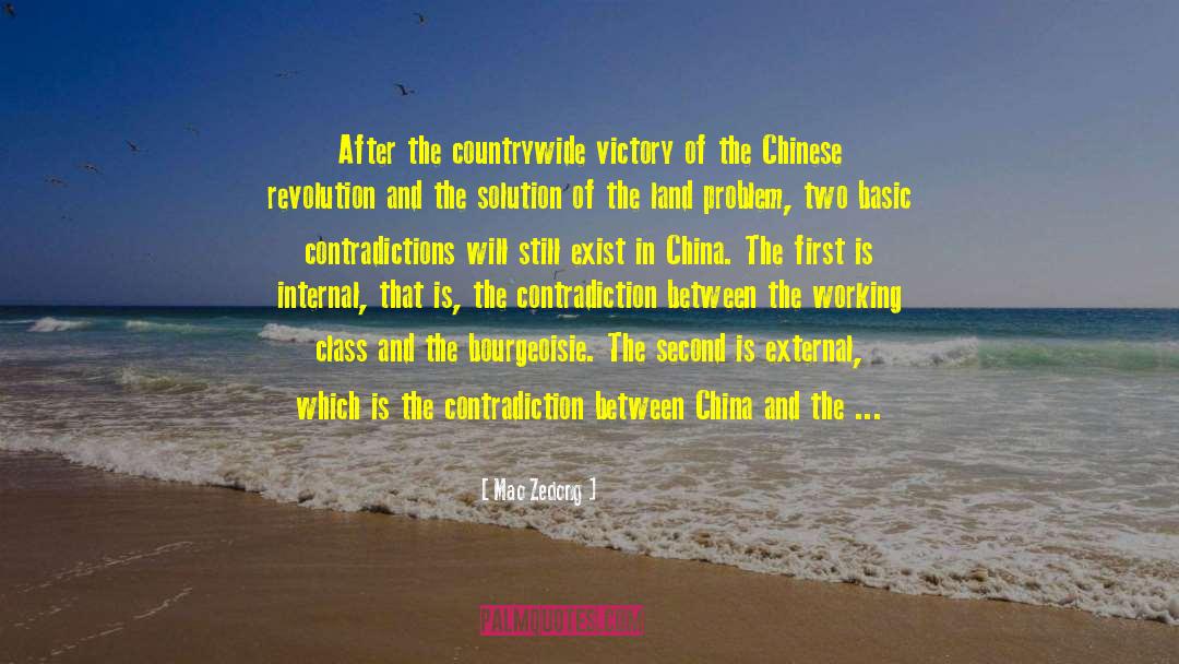 Contradictions quotes by Mao Zedong