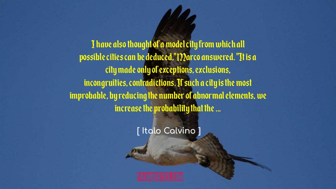 Contradictions quotes by Italo Calvino