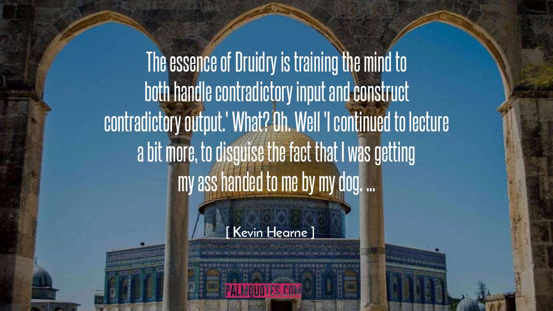 Contradictory Input quotes by Kevin Hearne