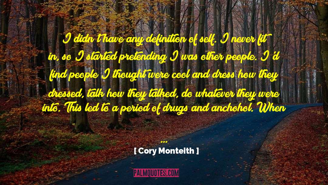 Contraindicated Drugs quotes by Cory Monteith