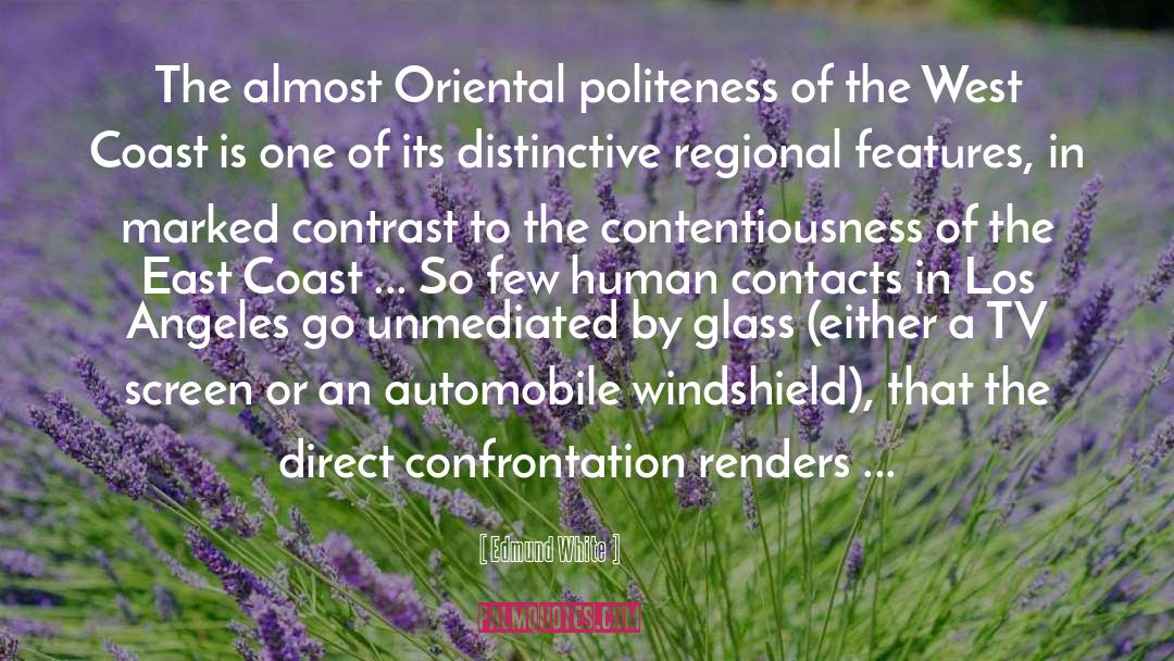 Contrast quotes by Edmund White