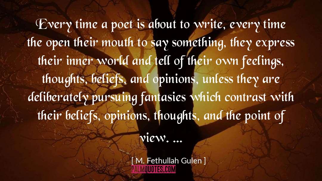 Contrast quotes by M. Fethullah Gulen