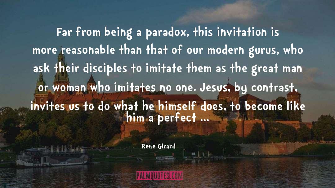 Contrast quotes by Rene Girard