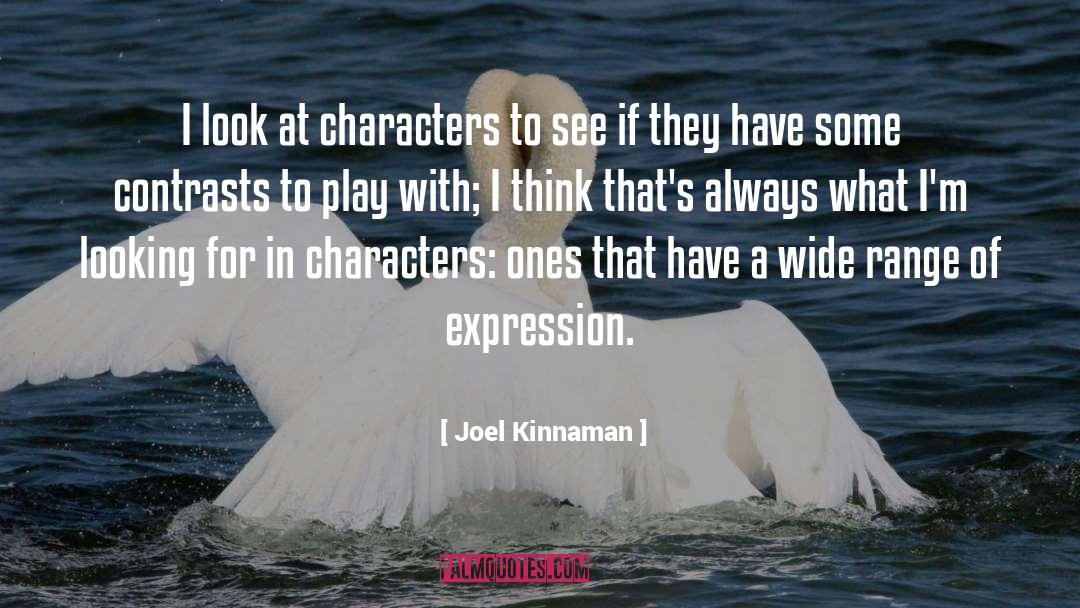 Contrasts quotes by Joel Kinnaman