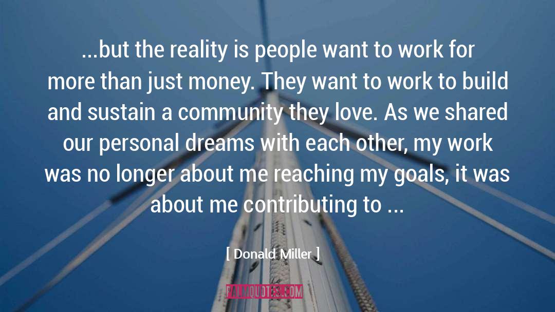 Contributing quotes by Donald Miller