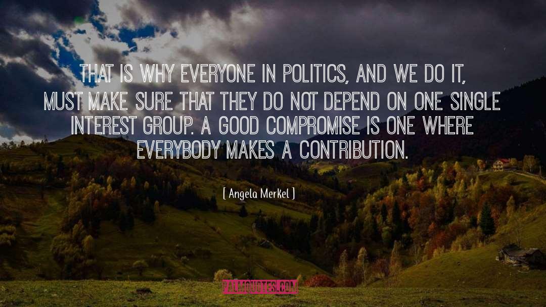 Contribution quotes by Angela Merkel