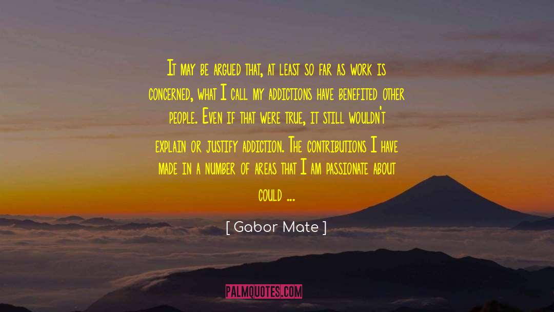 Contributions quotes by Gabor Mate