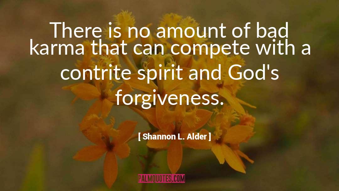 Contrite Spirit quotes by Shannon L. Alder