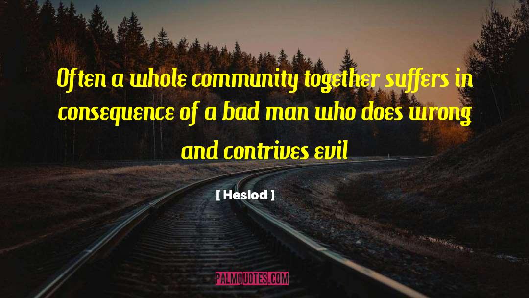 Contrives quotes by Hesiod