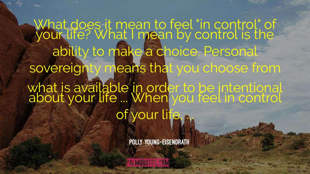 Control A Situation quotes by Polly Young-Eisendrath