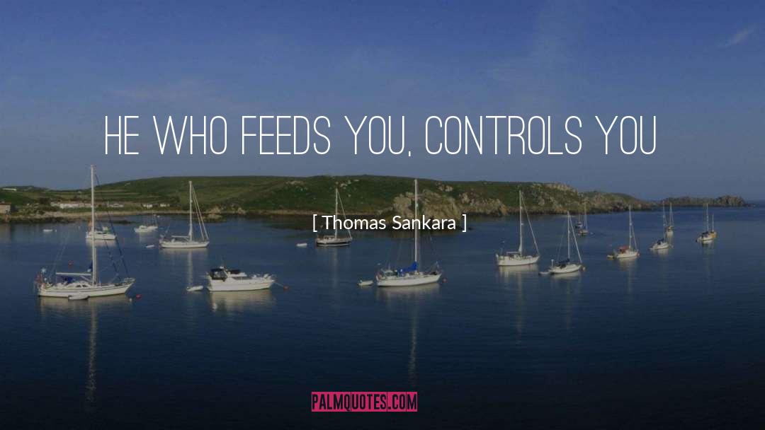 Control Myself quotes by Thomas Sankara