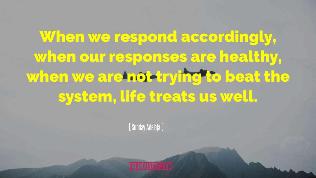 Control Our Responses quotes by Sunday Adelaja