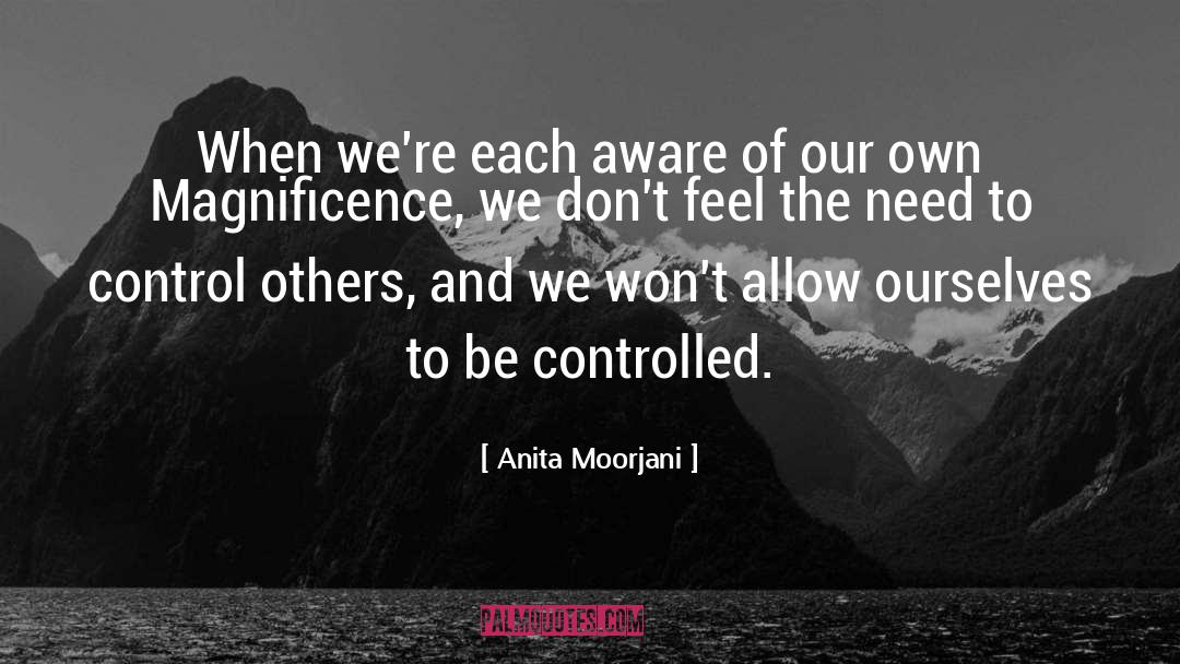 Control Our Responses quotes by Anita Moorjani
