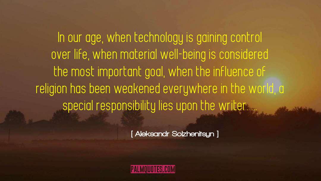Control Over Life quotes by Aleksandr Solzhenitsyn