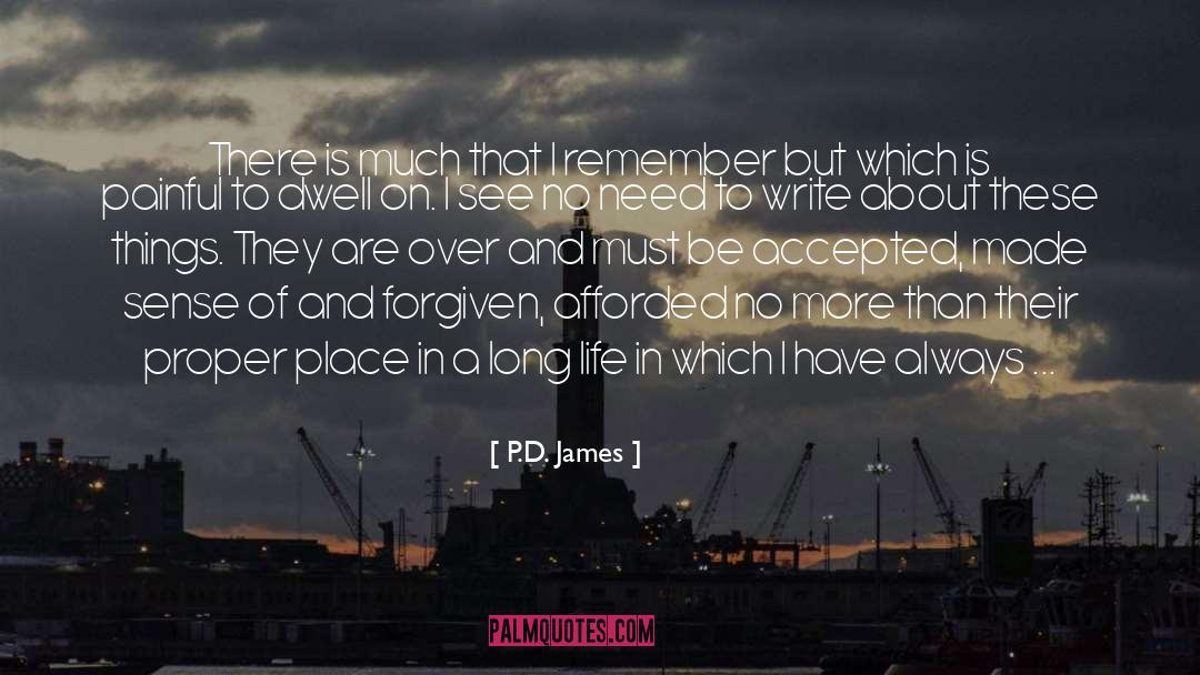 Control Over Life quotes by P.D. James