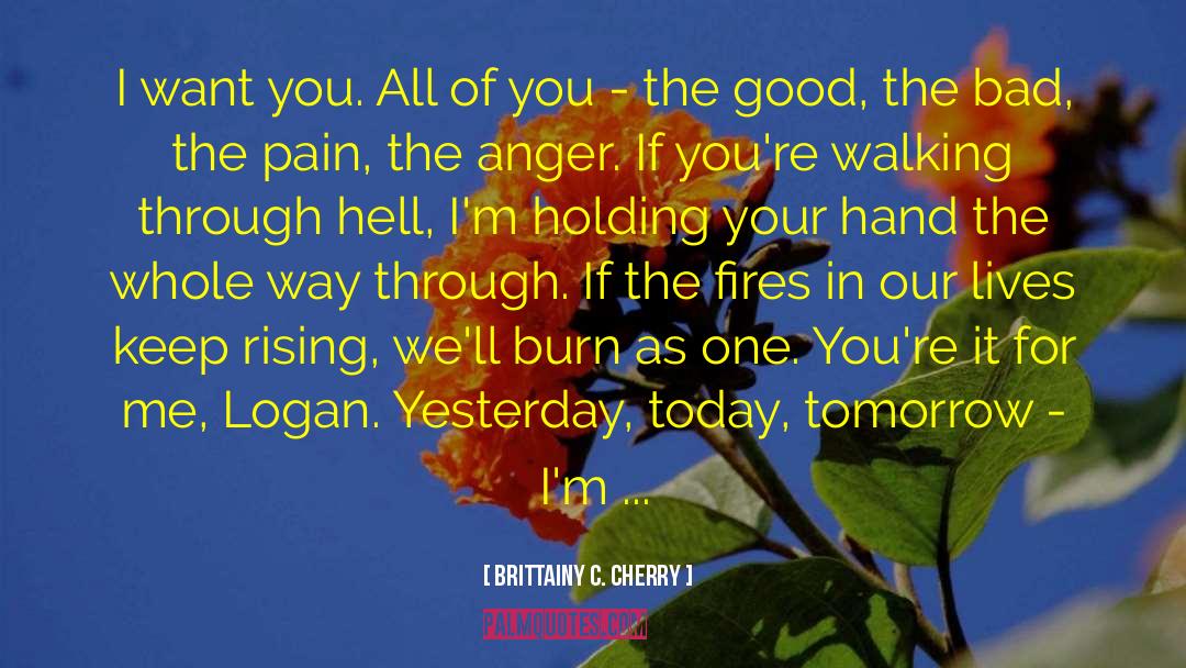Control Your Anger quotes by Brittainy C. Cherry