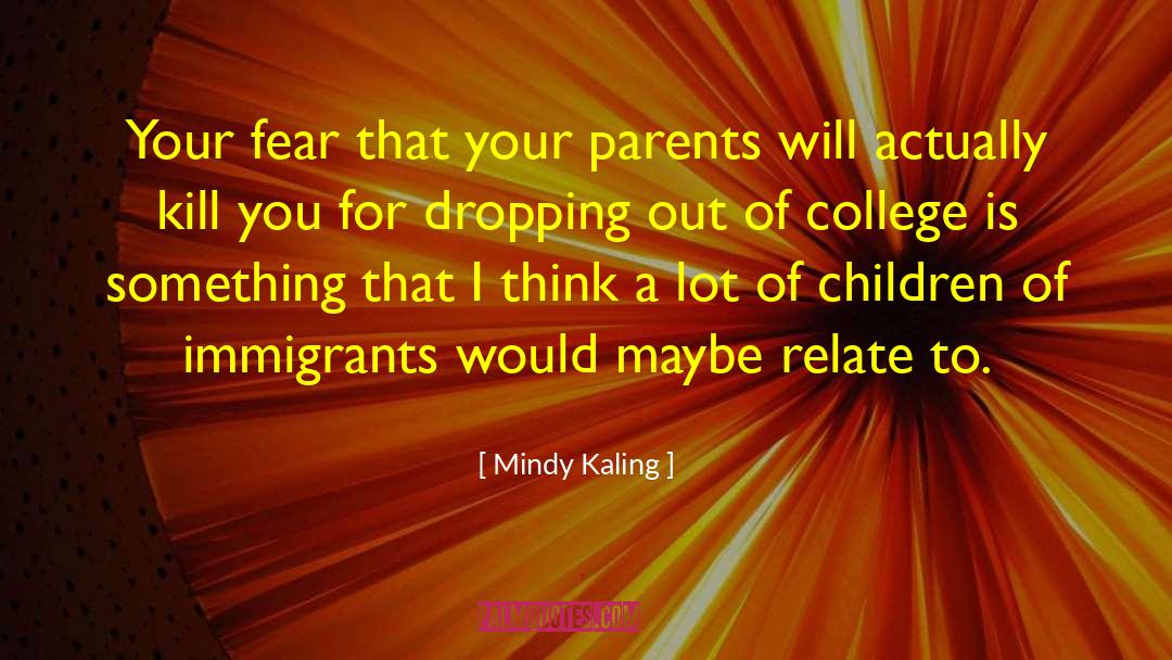 Control Your Fear quotes by Mindy Kaling