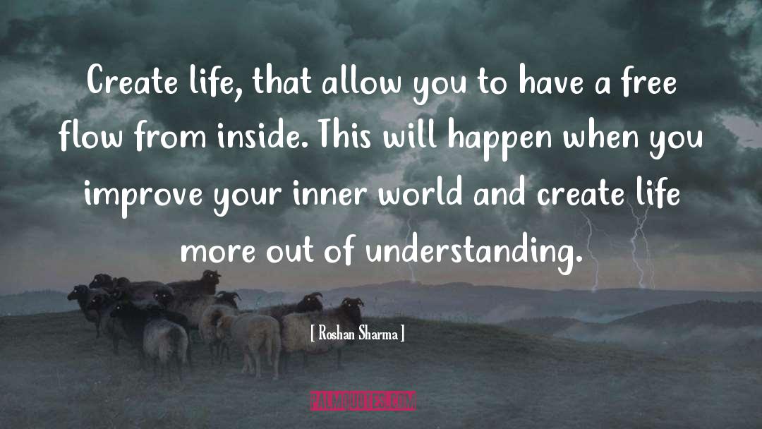 Control Your Inner World quotes by Roshan Sharma