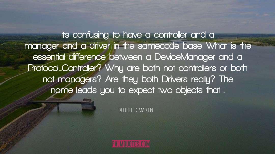 Controller quotes by Robert C. Martin